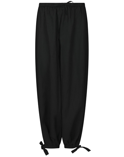 Neo Noir - Roxane Balloon Linen Bukser - Black